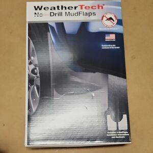 WeatherTech No-Drill MudFlaps - Black
